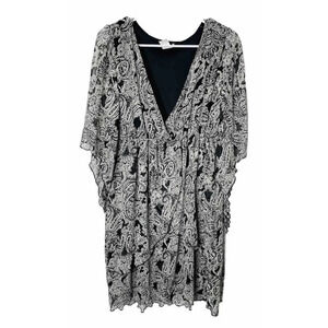 Vtg Star Vixen Dress Sz L Paisley Whimsigoth Angel Sleeve Witchy 90s Tiered Boho